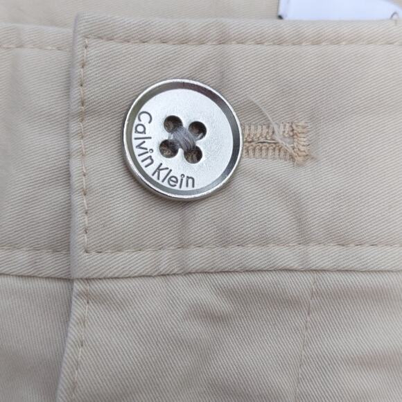Calvin Klein Men's Slim Flat Front Khakis 32 - Picture 6 of 11